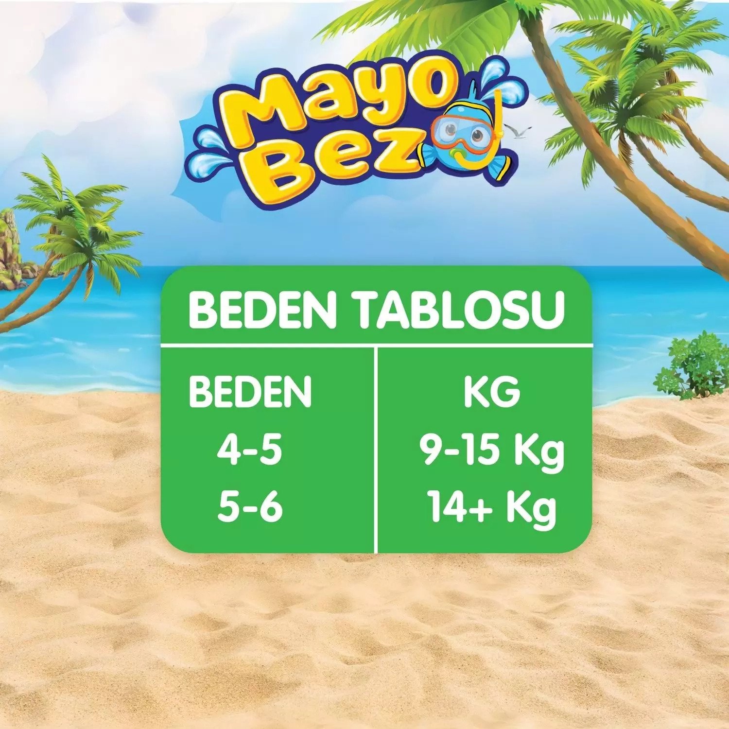 Molfix mayo bez beden tablosu